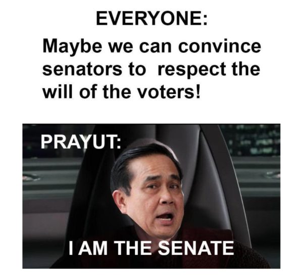 Prayut: I am the senate